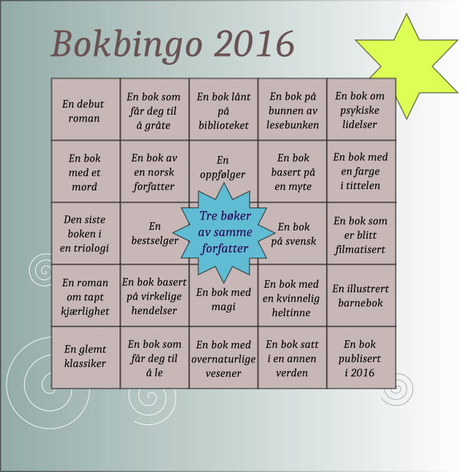 Bokbingo 2016 | edgeofaword